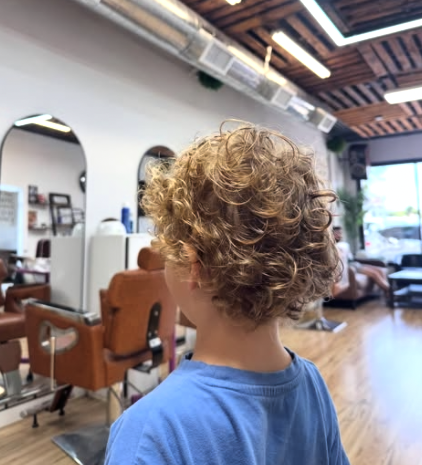 Curly kids cut