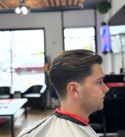 Classic side part